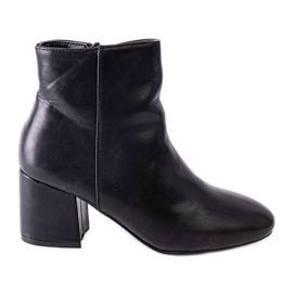 Bottines élégantes noires de Hale le noir 1