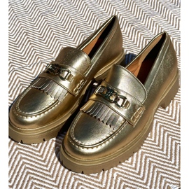 PH2 Mocassins Pour Femme En Cuir Écologique Avec Décoration Dorée Zanita 1