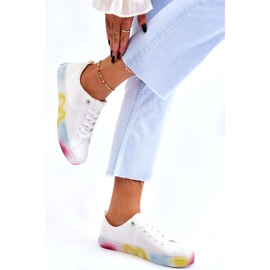 Sneakers pour femmes avec Big Star coloré LL274237 Blanc blanche 1