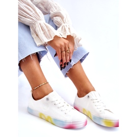 Sneakers pour femmes avec Big Star coloré LL274237 Blanc 3