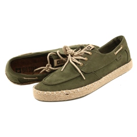 Espadrilles à lacets pour hommes Big Star NN174055 Kaki vert 3 Espadrilles à lacets pour hommes Big Star NN174055 Kaki vert 3