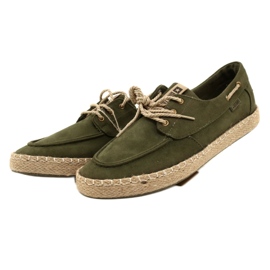 Espadrilles à lacets pour hommes Big Star NN174055 Kaki vert 2 Espadrilles à lacets pour hommes Big Star NN174055 Kaki vert 2
