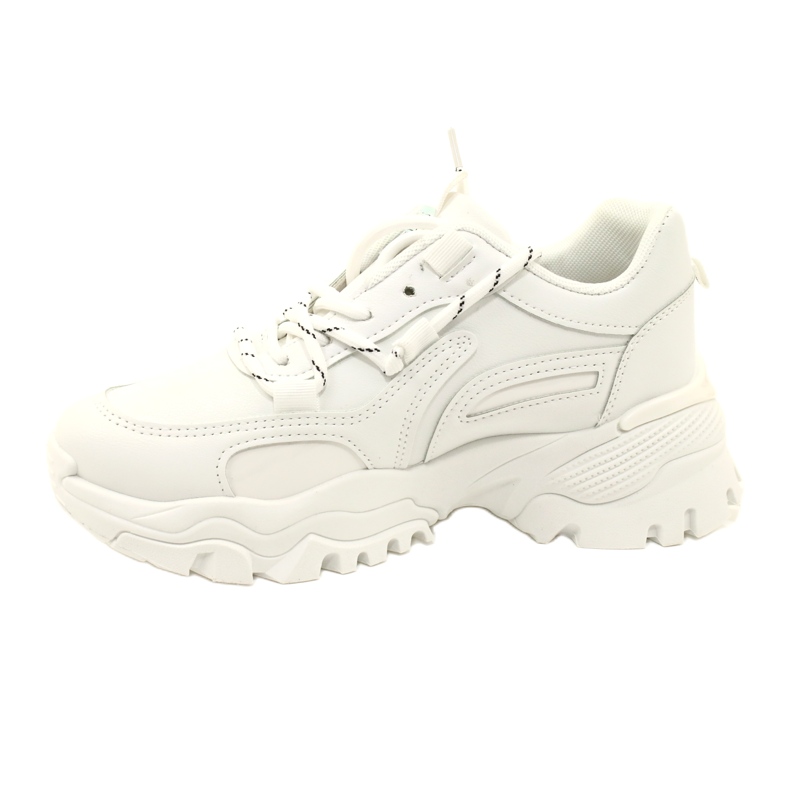 Evento Baskets de sport pour femmes News 21SP26-3925 blanc blanche 3 Evento Baskets de sport pour femmes News 21SP26-3925 blanc blanche 3