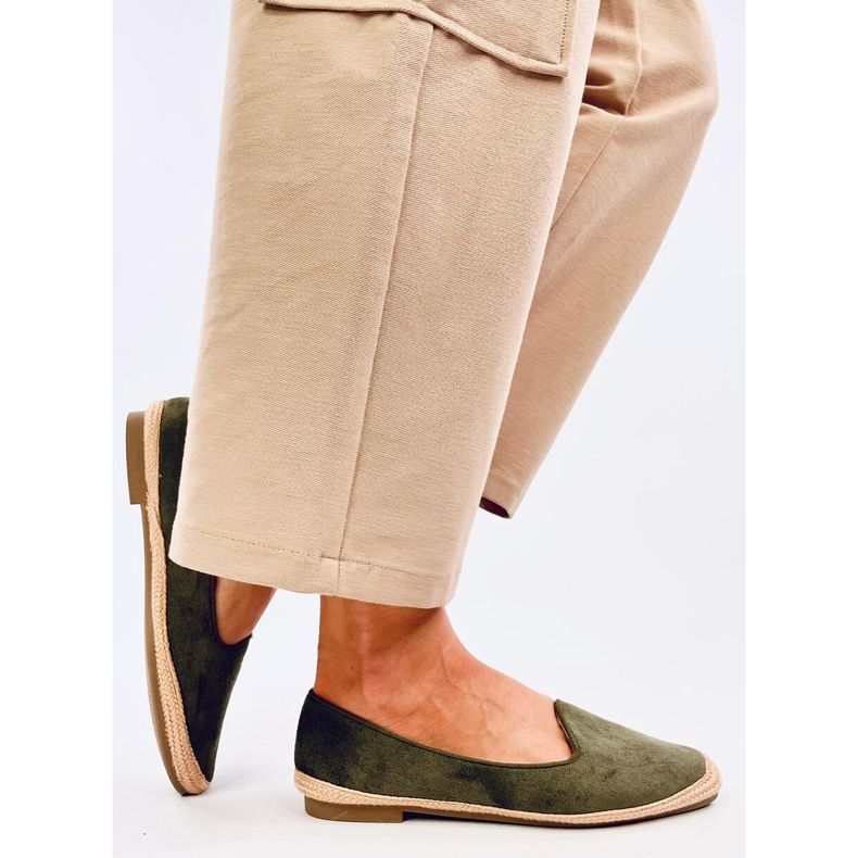 Espadrilles femme Ballot Olive vert 2