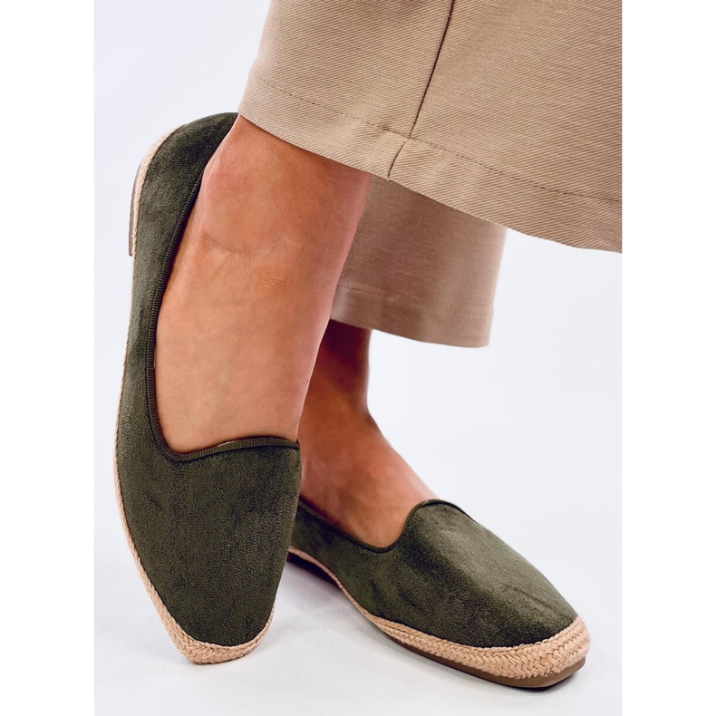 Espadrilles femme Ballot Olive vert 1