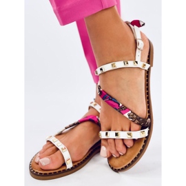 Sandales femme Maya Blanc blanche 2