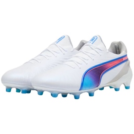 Chaussures de football Puma King Ultimate FG/AG 107809 02 blanc 2