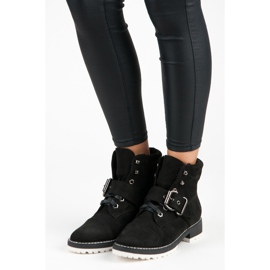 Vices New Collection Trappeurs en suède le noir 4