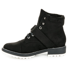 Vices New Collection Trappeurs en suède noir 2