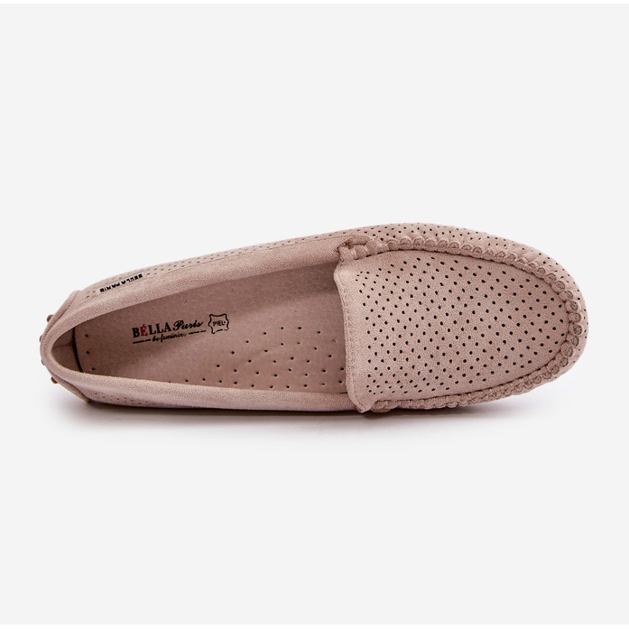 Mocassins Ajourés Femme Beige Clair Rasirna 1 Mocassins Ajourés Femme Beige Clair Rasirna 1