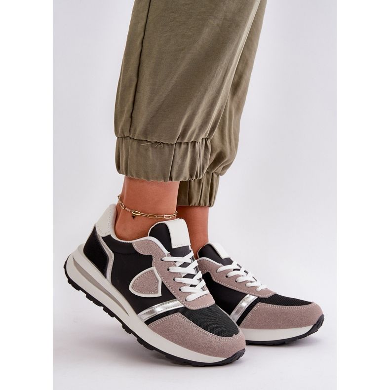 Baskets Femme Avec Paillettes Noir Velaniela 1