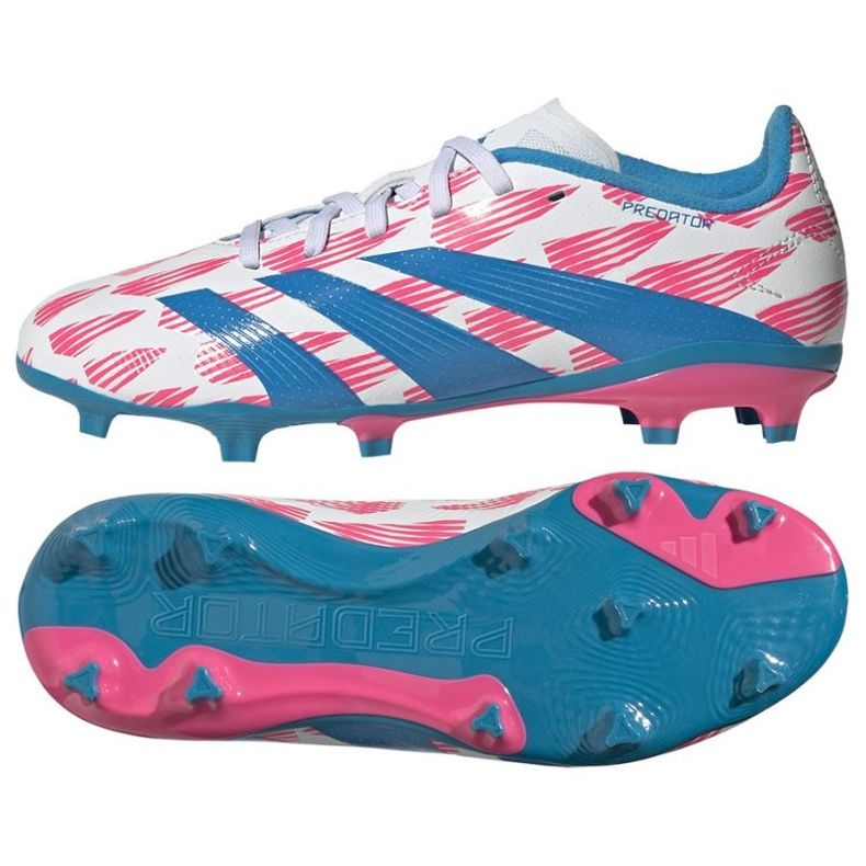 Chaussures Adidas Predator League MG IF6352 blanche 1