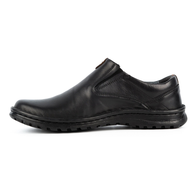 Kampol Mocassins homme en cuir 12KAM noir le noir 1 Kampol Mocassins homme en cuir 12KAM noir le noir 1