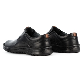 Kampol Mocassins homme en cuir 12KAM noir le noir 5 Kampol Mocassins homme en cuir 12KAM noir le noir 5
