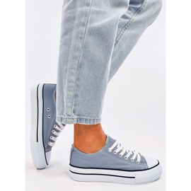 Baskets classiques pour femmes Fargis L.BLUE bleu 4
