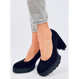 Escarpins à talons hauts et plateforme Angela Black le noir 1