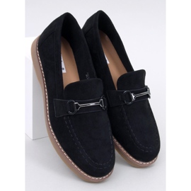 Mocassins femme en daim States Noir le noir 5