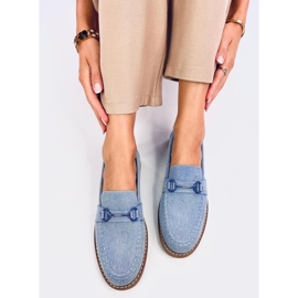 Mocassins femme States Jeans bleu 1