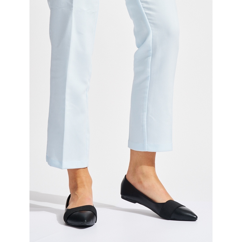 Ballerines noires femme 1