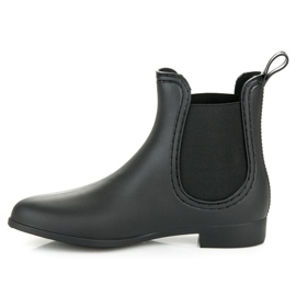 Vices New Collection Bottes en caoutchouc noir, étaux le noir 3