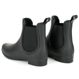 Vices New Collection Bottes en caoutchouc noir, étaux le noir 4