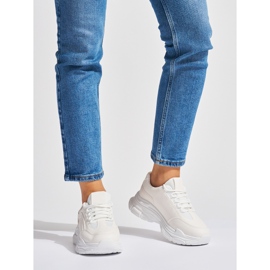 Baskets femme blanches 2