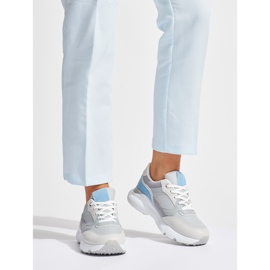 Baskets bleues pour femme 1