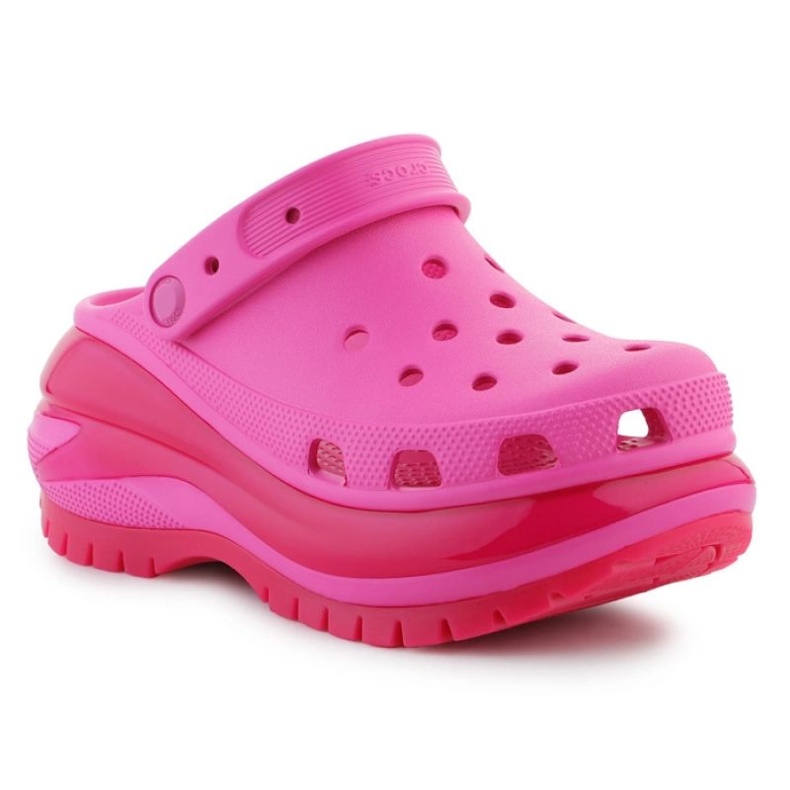 Tongs Crocs Mega Crush Clog 207988-6UB rose 1