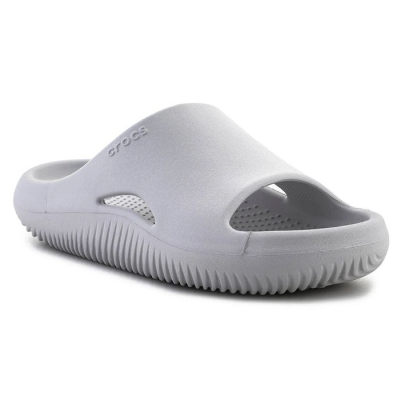 Tongs Crocs Mellow Recovery Slide Atmosphere U 208392-1FT gris 1 Tongs Crocs Mellow Recovery Slide Atmosphere U 208392-1FT gris 1