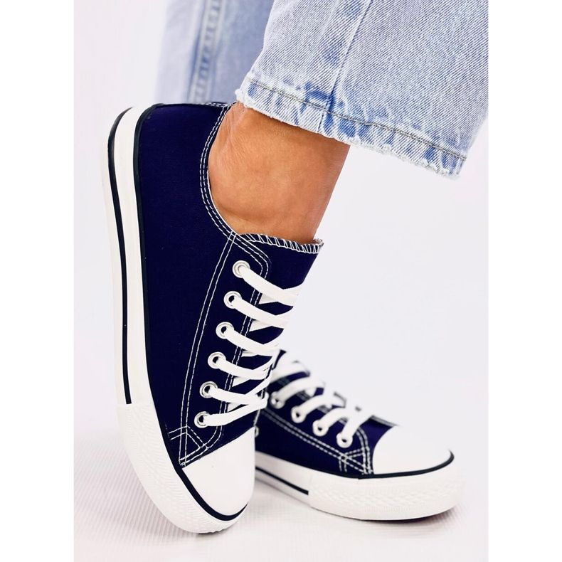Baskets classiques pour femmes Basic D.BLUE/Navy bleu 1