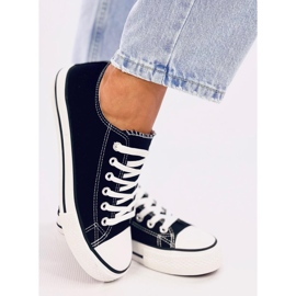 Baskets classiques femme Basic Black le noir 4