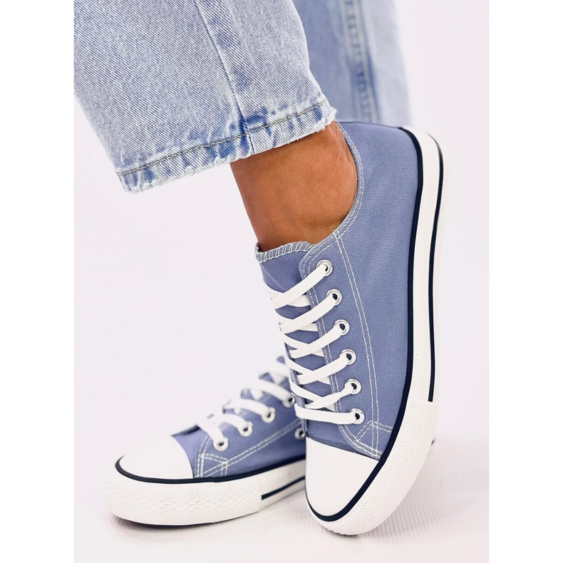 Baskets classiques pour femmes Basic Jeans bleu 1