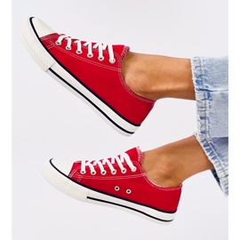 Baskets classiques pour femmes Basic Rouge 1