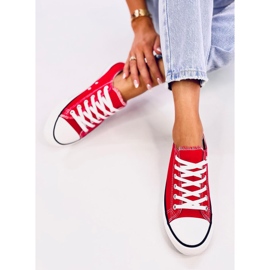 Baskets classiques pour femmes Basic Rouge 5