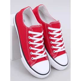 Baskets classiques pour femmes Basic Rouge 2