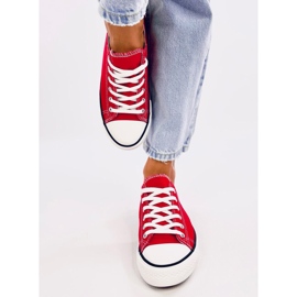 Baskets classiques pour femmes Basic Rouge 3