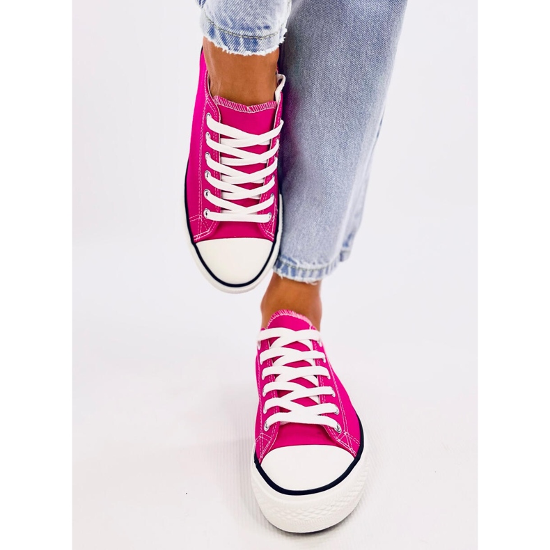 Baskets classiques pour femmes Basic Fuchsia rose 1