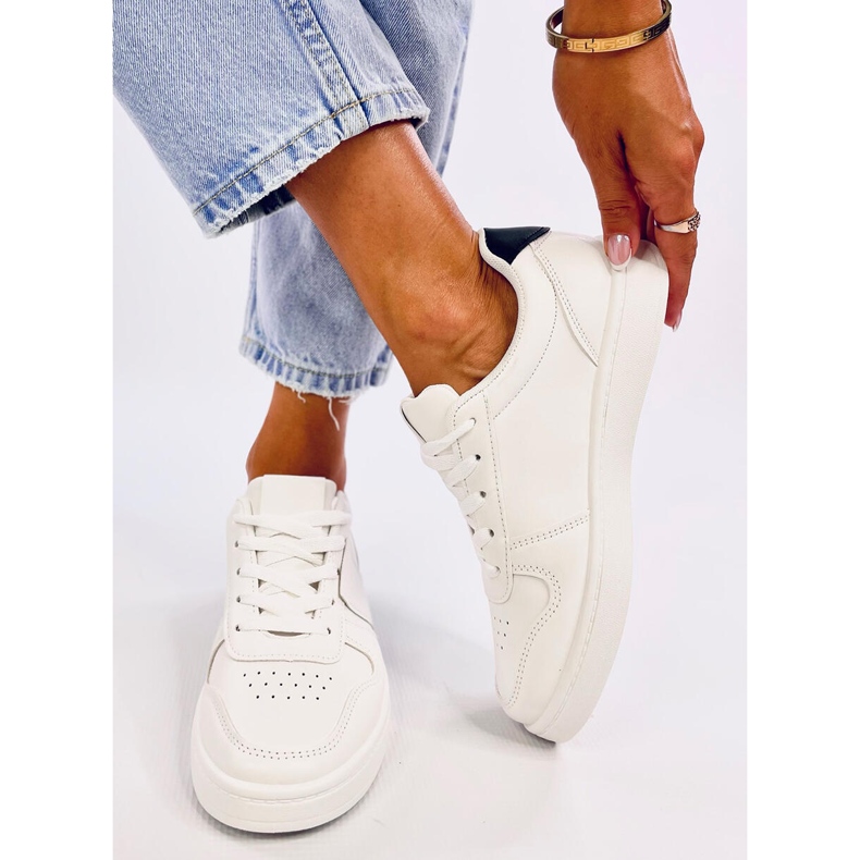 Lemoro Baskets femme noires blanc 1