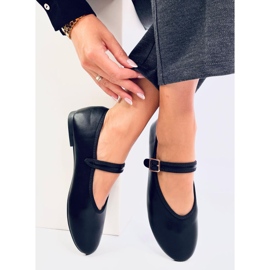 Rotaro Ballerines noires à bride le noir 1