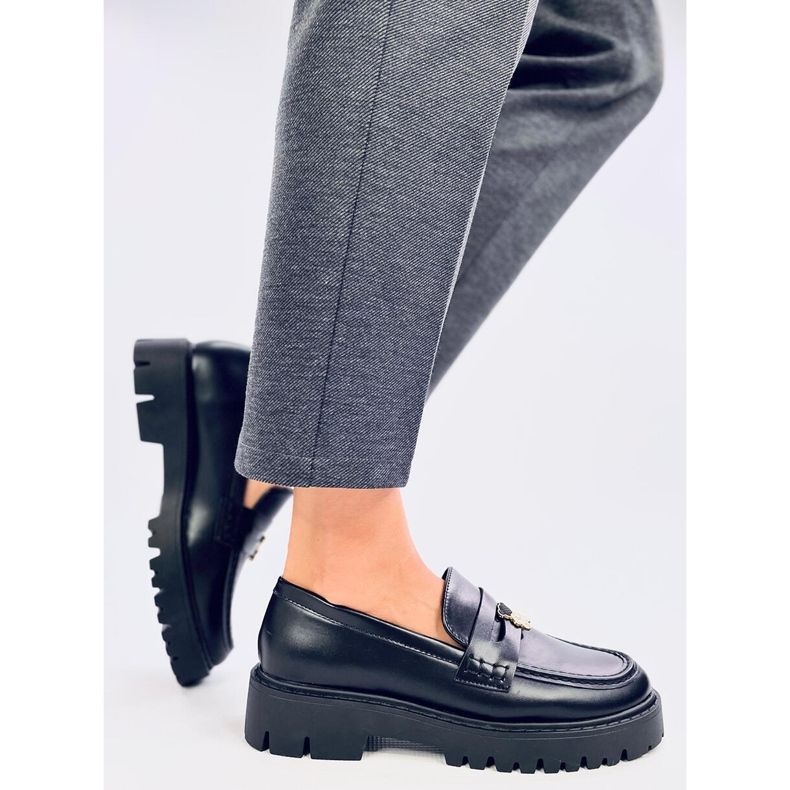 Mocassins plateforme Rimet Noir 2