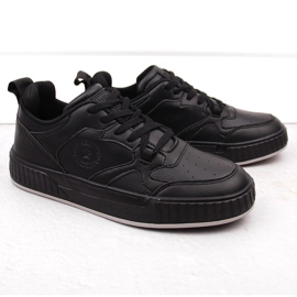 Chaussures de sport noires pour hommes Big Star OO174004 le noir 1