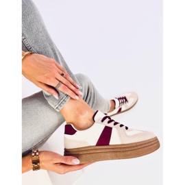 Baskets femme Melba Wine beige 1