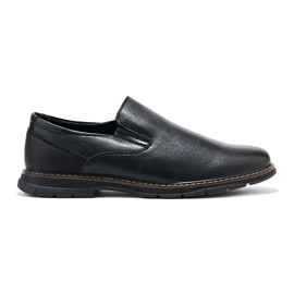 Chaussures noires pour hommes le noir 1