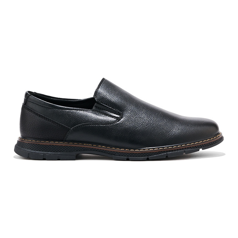 Chaussures noires pour hommes le noir 1