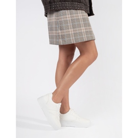 Chaussures de sport à plateforme blanches pour femmes 2