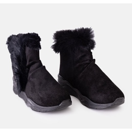 Baskets isolées noires à semelles compensées Lara 1