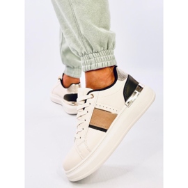 Baskets à plateforme Holms beige 2