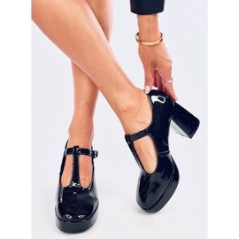 Escarpins plateforme Moreton noirs le noir 2