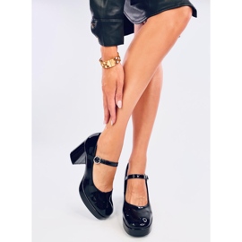 Escarpins plateforme Sorel noirs 1