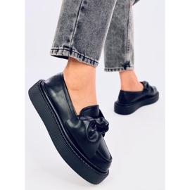 Mocassins à nœud Stark noirs le noir 2